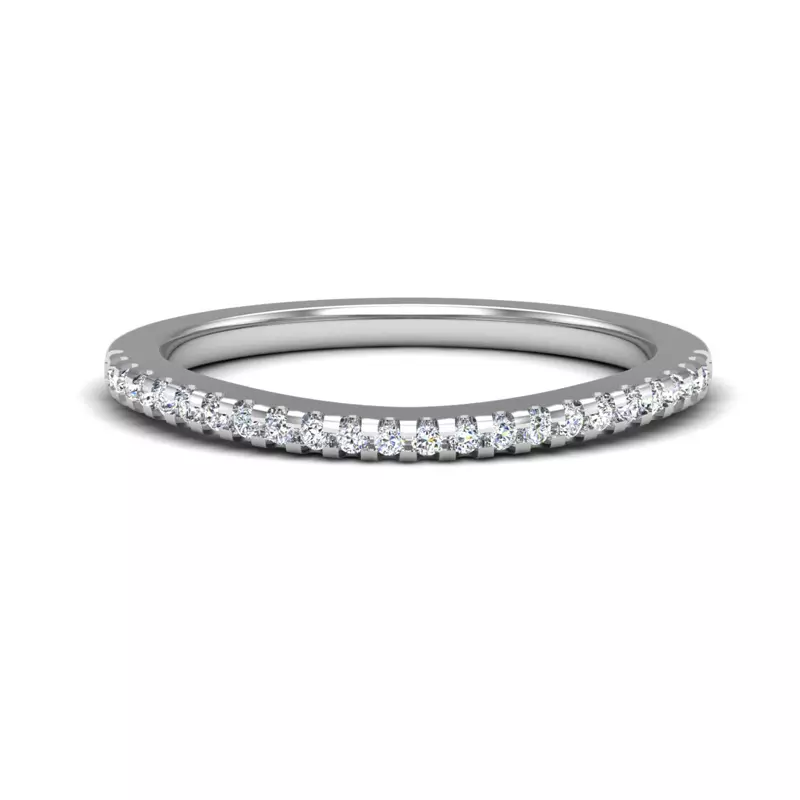 Platinum Linnea  Pave Band