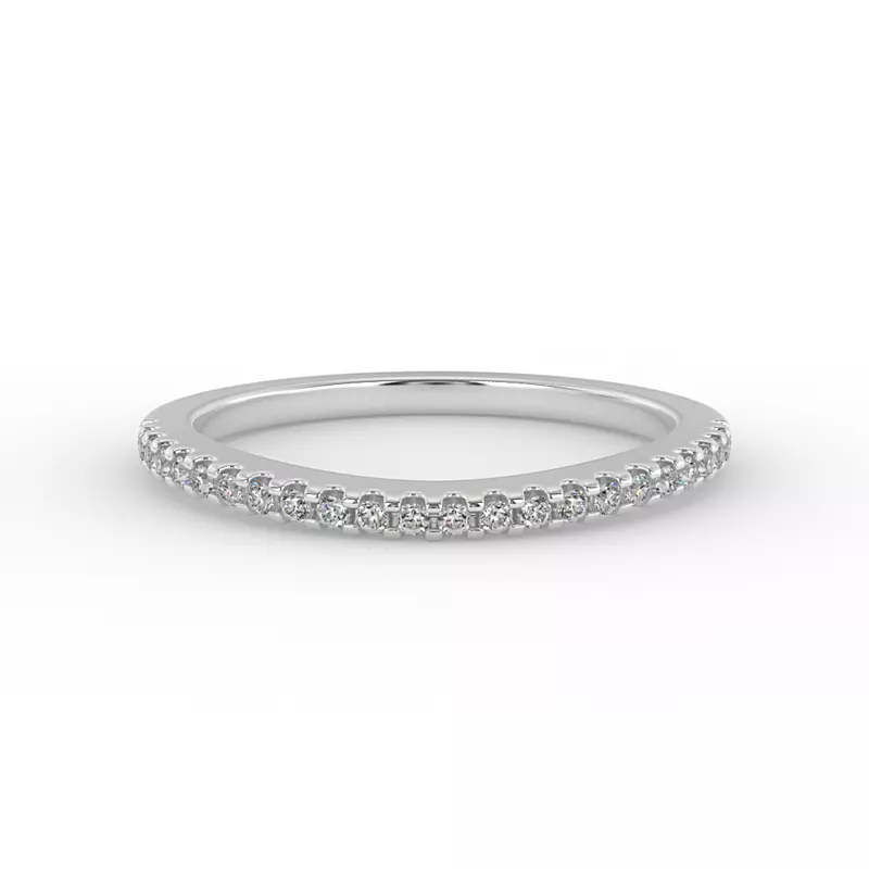 Platinum Linnea  Pave Band
