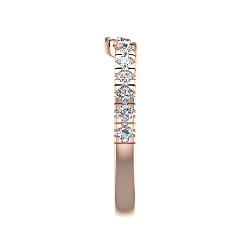 14K Rose Gold Juliette Diamond Band