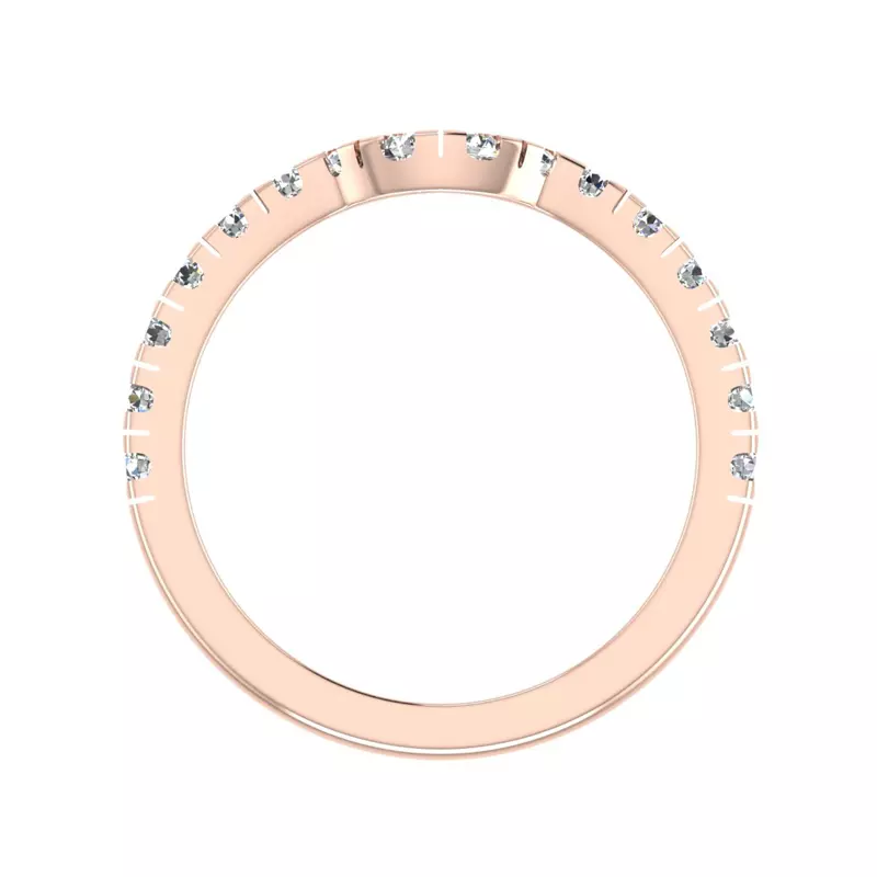 14K Rose Gold Juliette Diamond Band