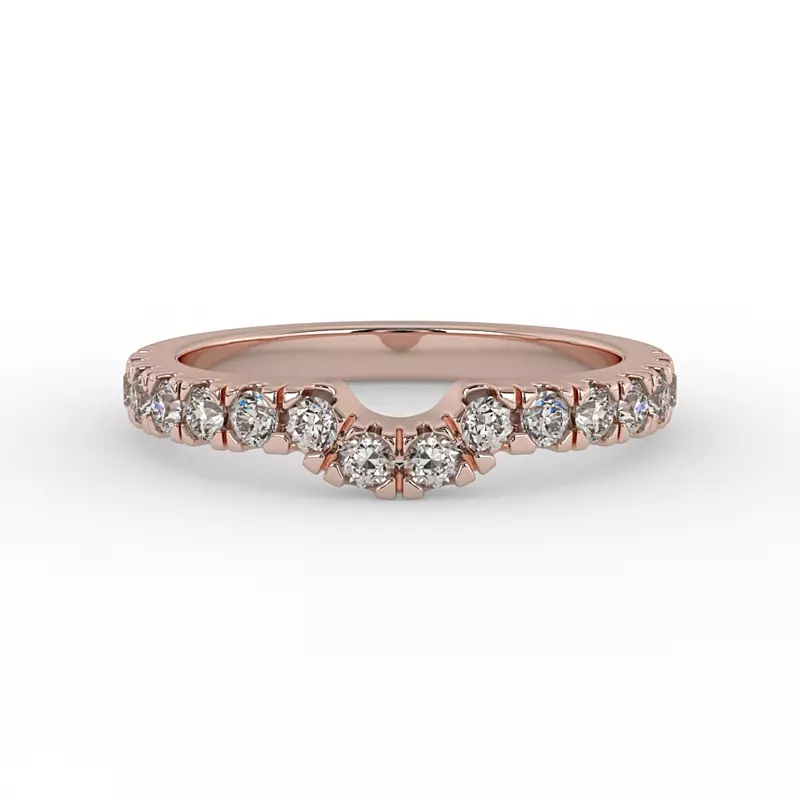 14K Rose Gold Juliette Diamond Band