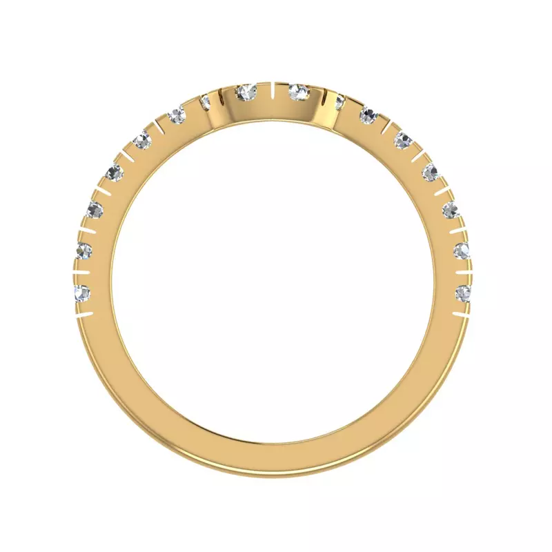 14K Yellow Gold Juliette Diamond Band