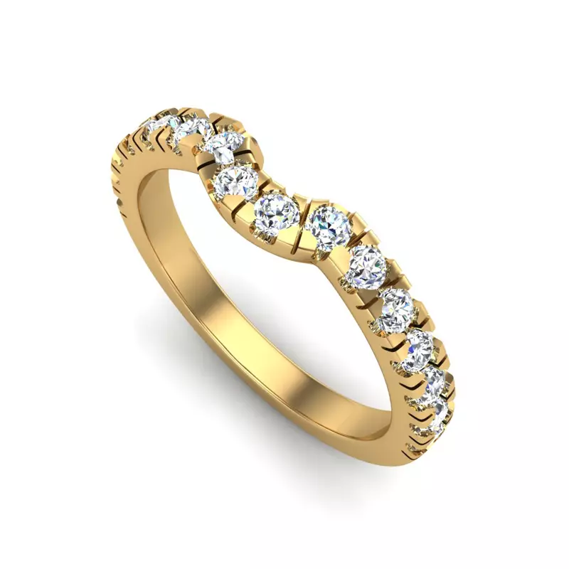 14K Yellow Gold Juliette Diamond Band