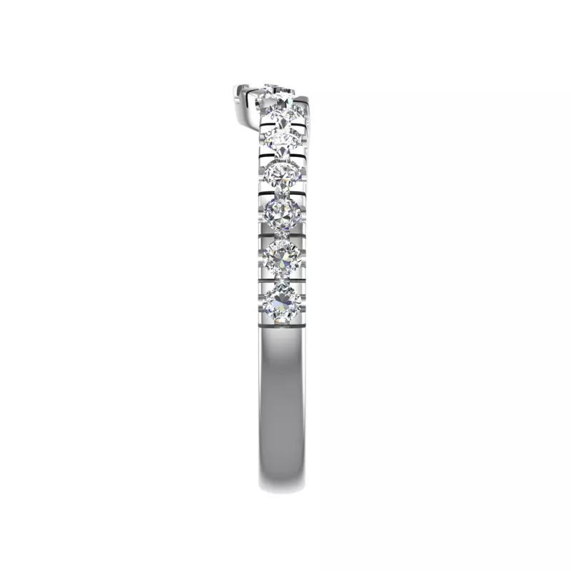Platinum Juliette Diamond Band