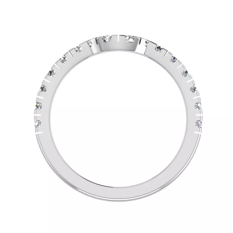 Platinum Juliette Diamond Band