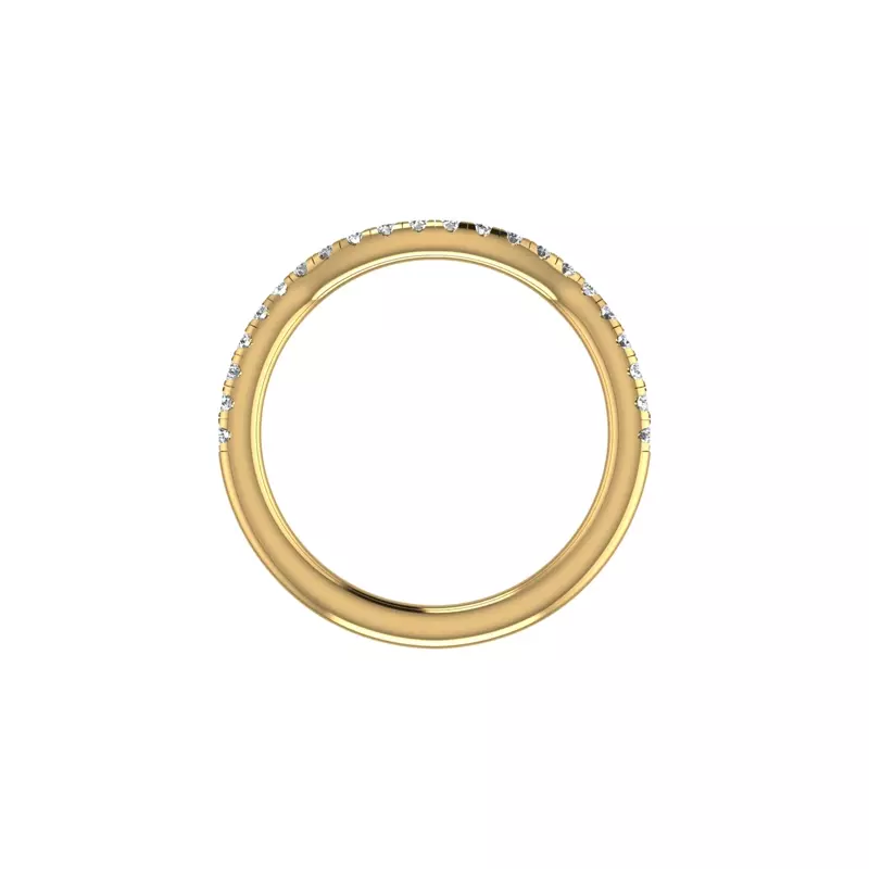 18K Yellow Gold June Pave Band