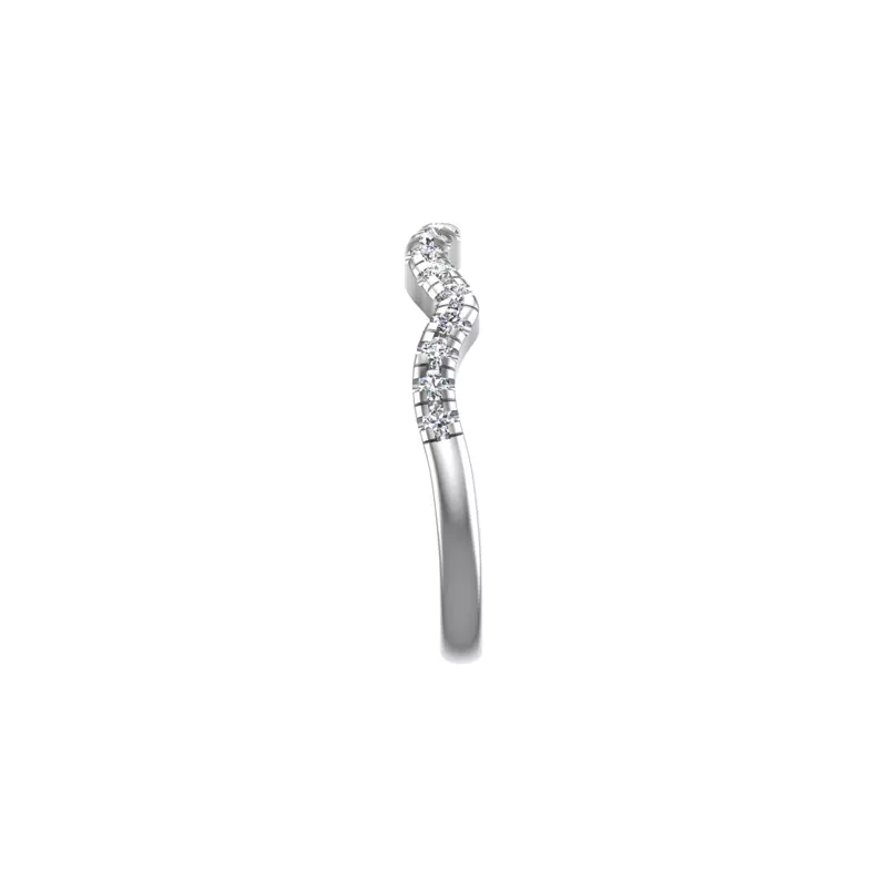 Platinum Sara Pave Band