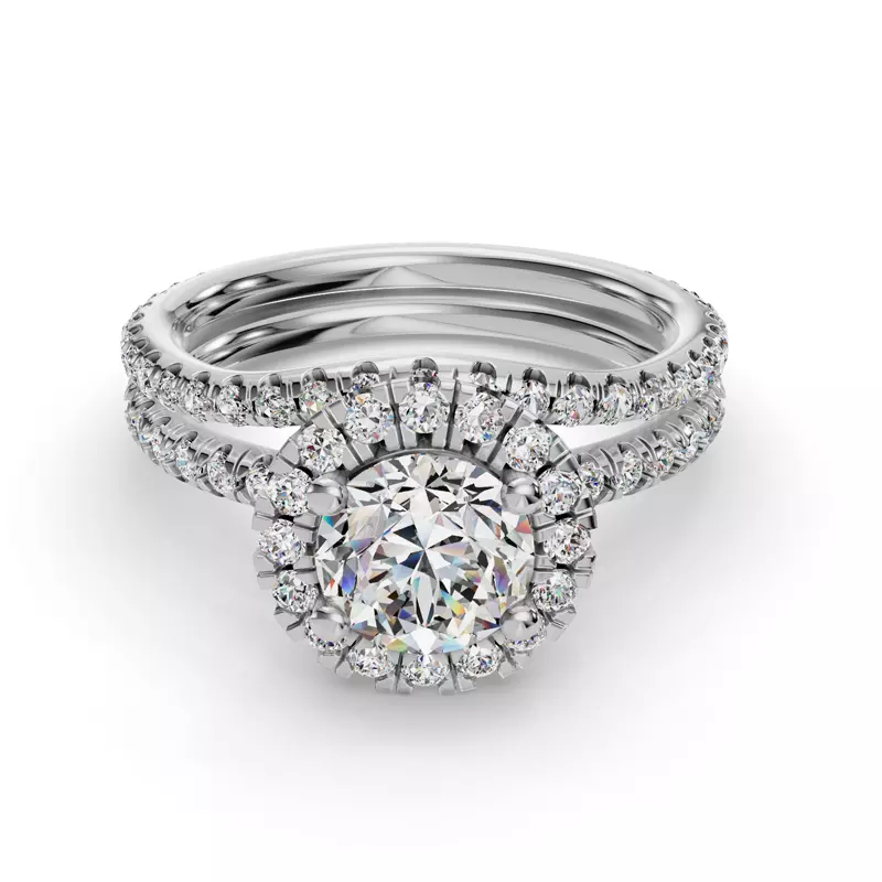 Platinum Chloe Pave Band