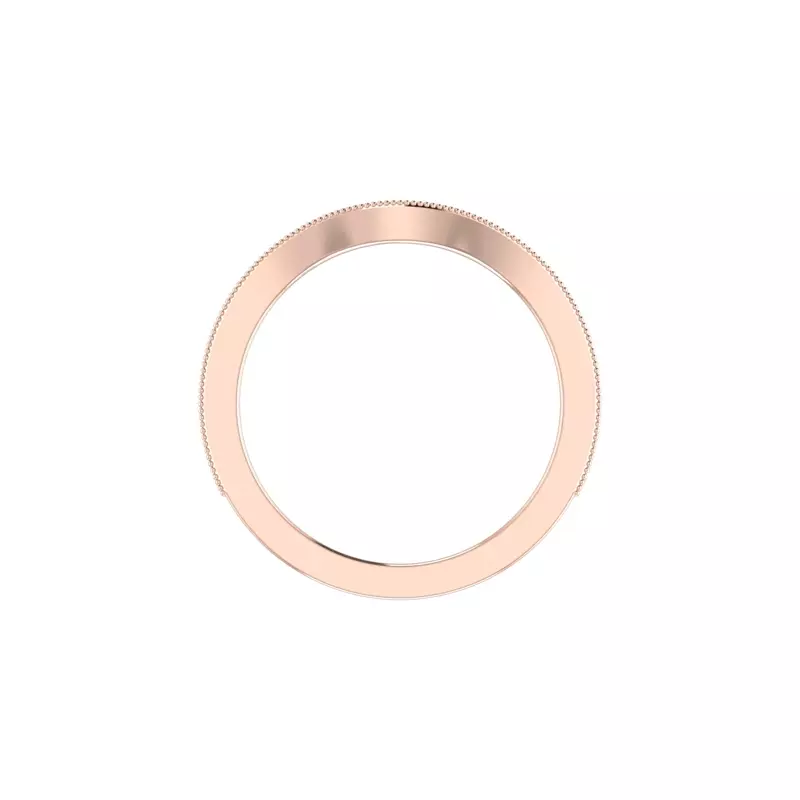 14K Rose Gold Tessa Pave Band