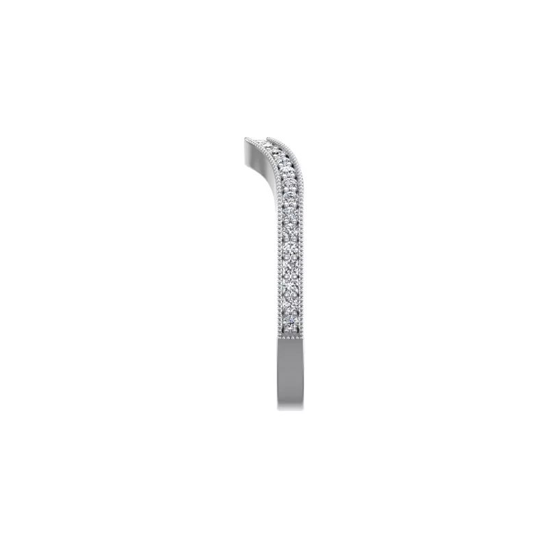 14K White Gold Tessa Pave Band