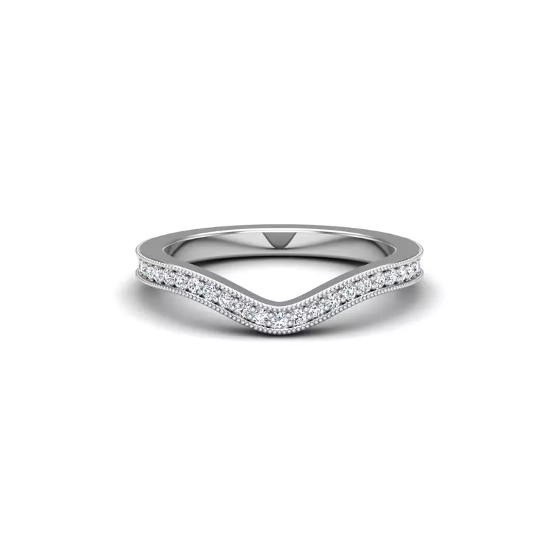 Platinum Tessa Pave Band