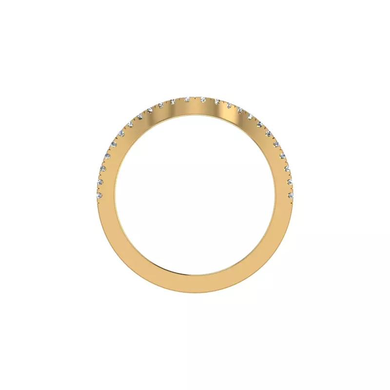 14K Yellow Gold Kailani Pave Band