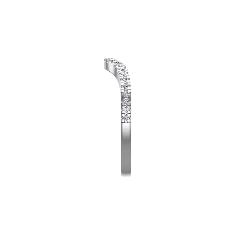 18K White Gold Kailani Pave Band