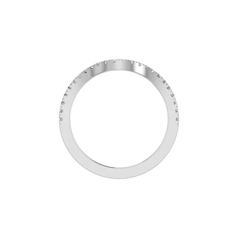 18K White Gold Kailani Pave Band