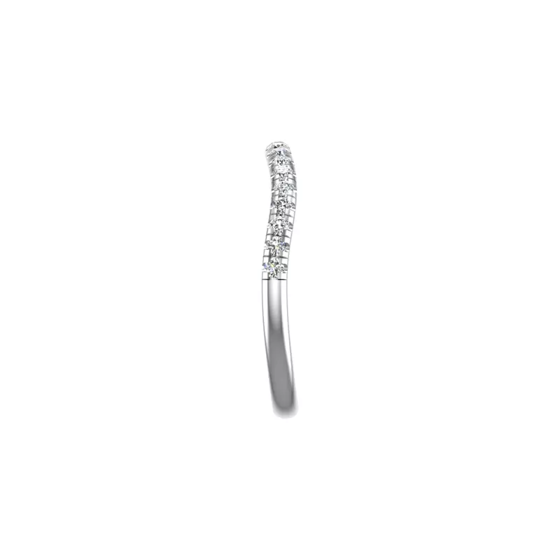 18K White Gold Alaya Pave Band
