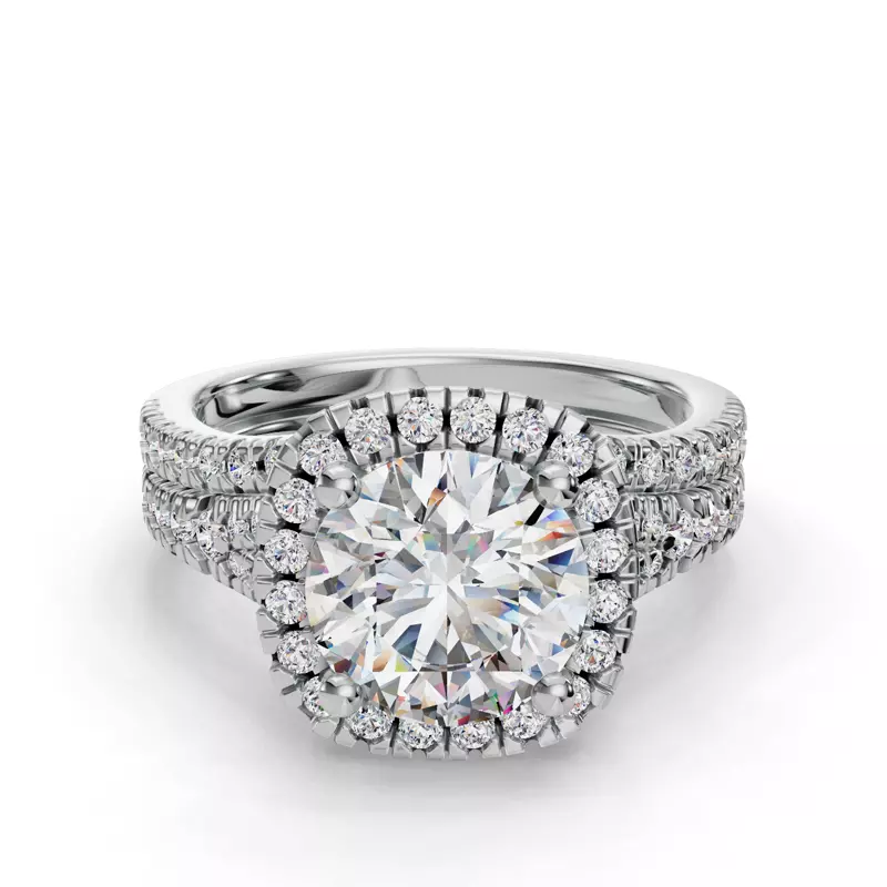 18K White Gold Grace Pave Band