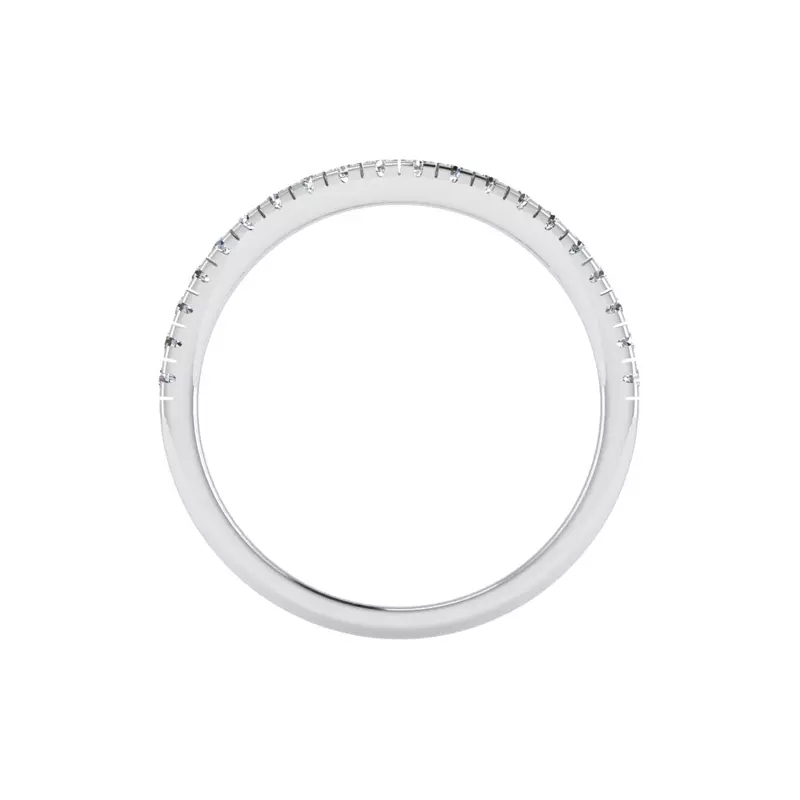 18K White Gold Grace Pave Band