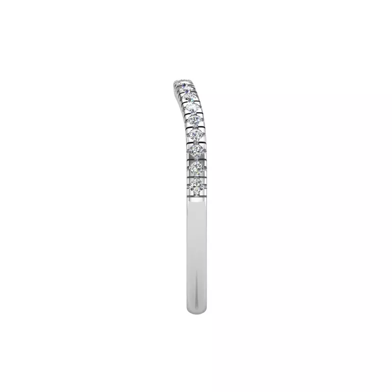 18K White Gold Grace Pave Band