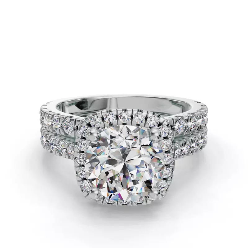 Platinum Riley Pave Band
