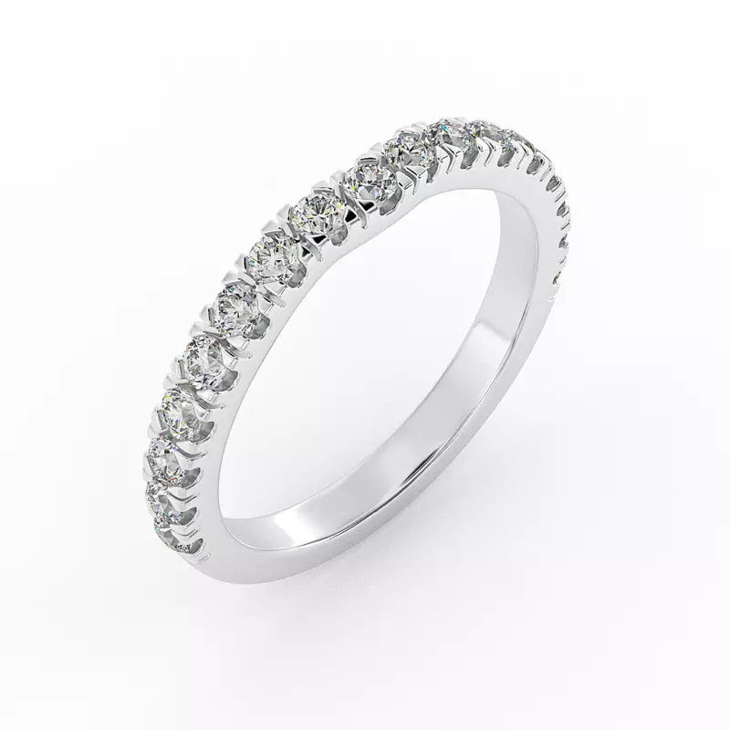 Platinum Riley Pave Band