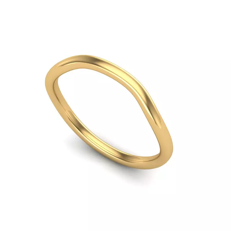 14K Yellow Gold Adaline Band