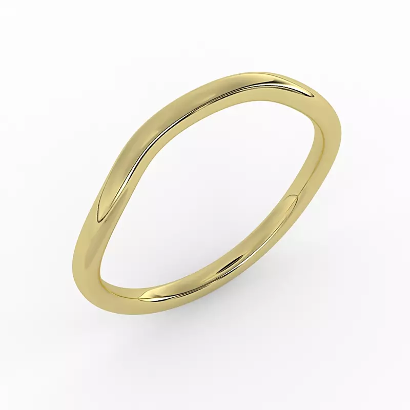 14K Yellow Gold Adaline Band