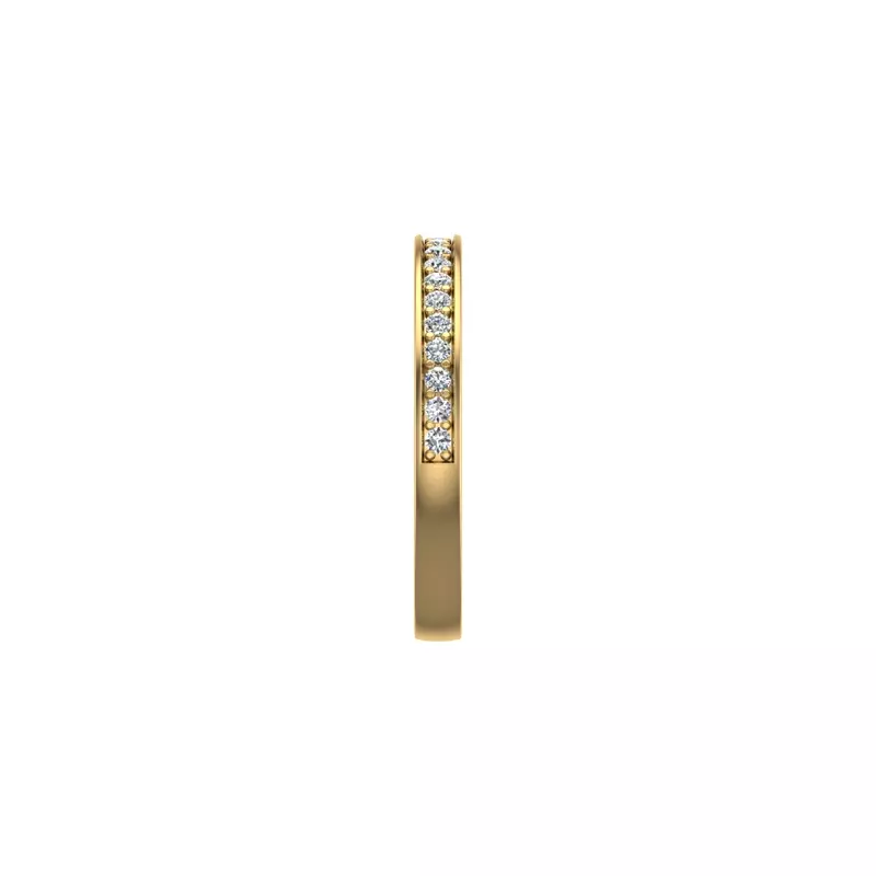 14K Yellow Gold Aria Pave Band