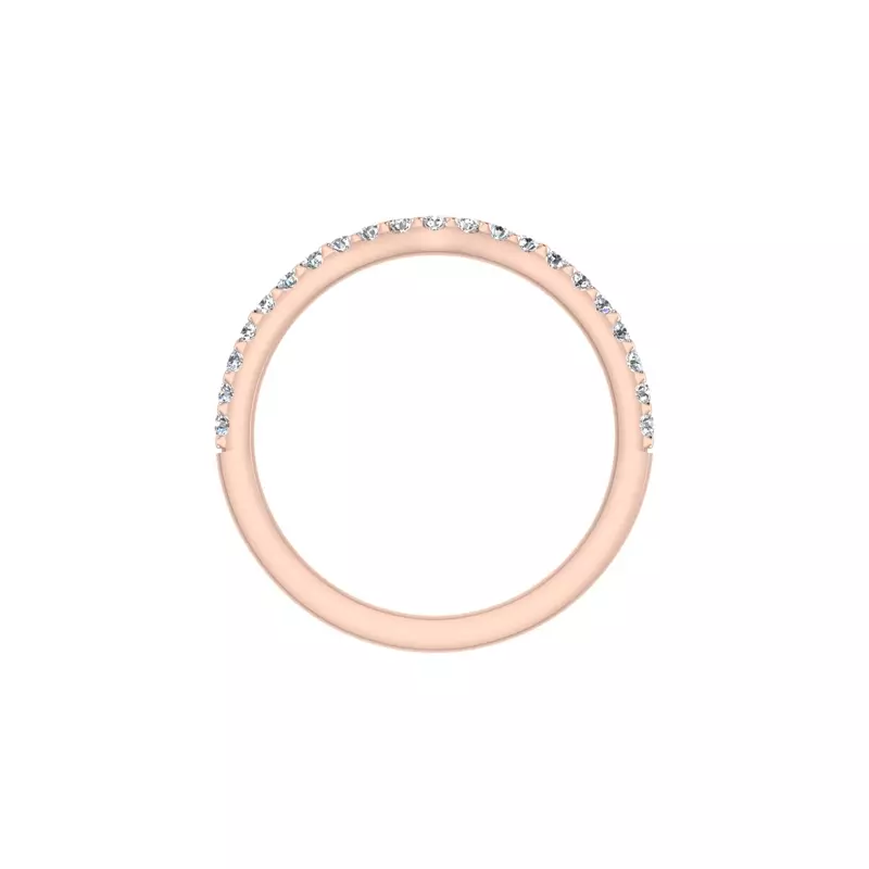 14K Rose Gold Wynter Pave Band