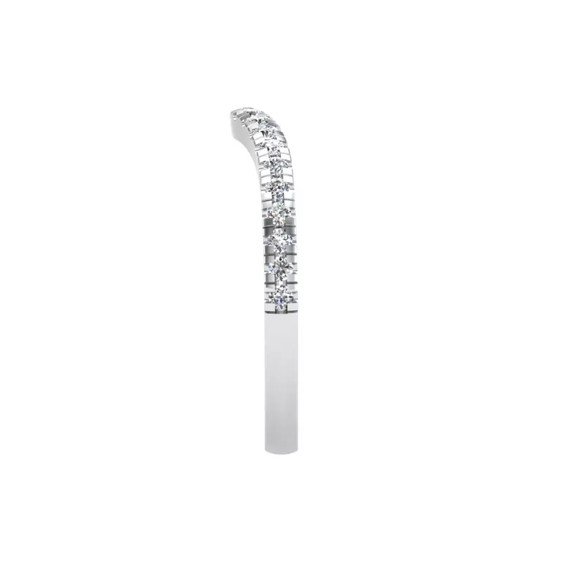 14K White Gold Eloise Pave Band