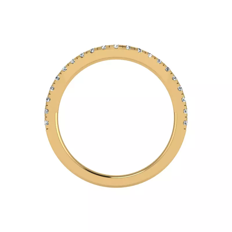 14K Yellow Gold Eloise Pave Band