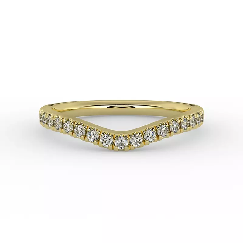 14K Yellow Gold Eloise Pave Band