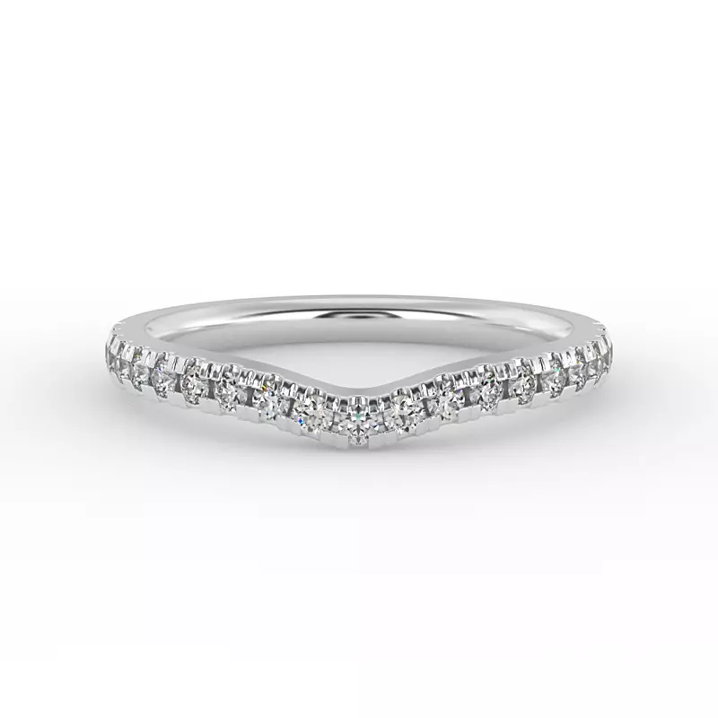 18K White Gold Juliana Pave Band