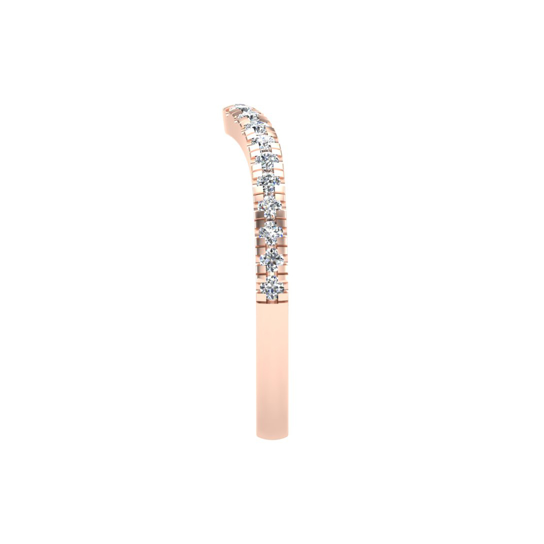 14K Rose Gold Amara Pave Band