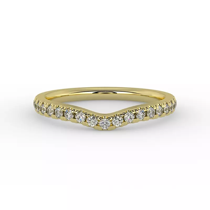 14K Yellow Gold Brynlee Pave Band