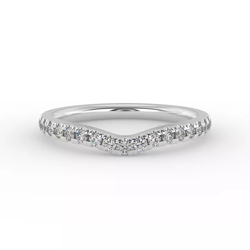 14K White Gold Jordyn Pave Band