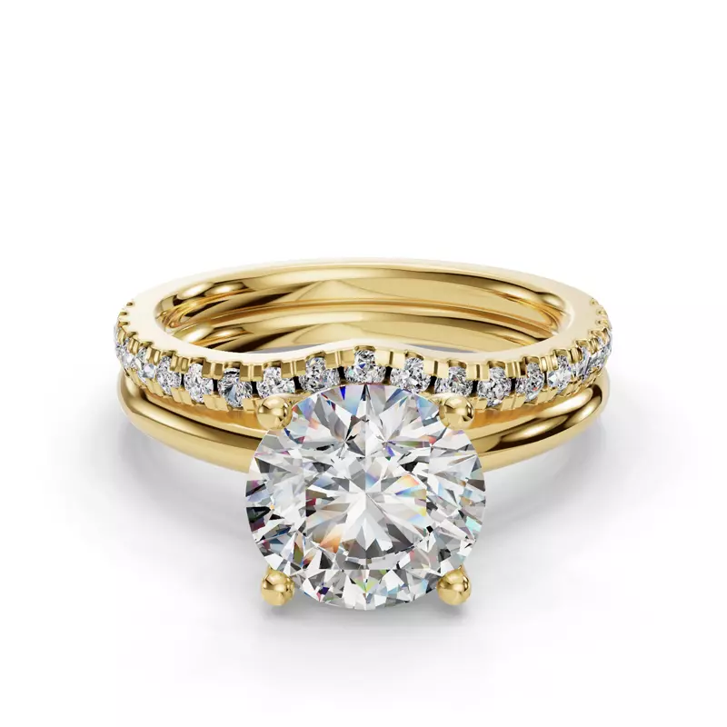 14K Yellow Gold Norah Pave Band