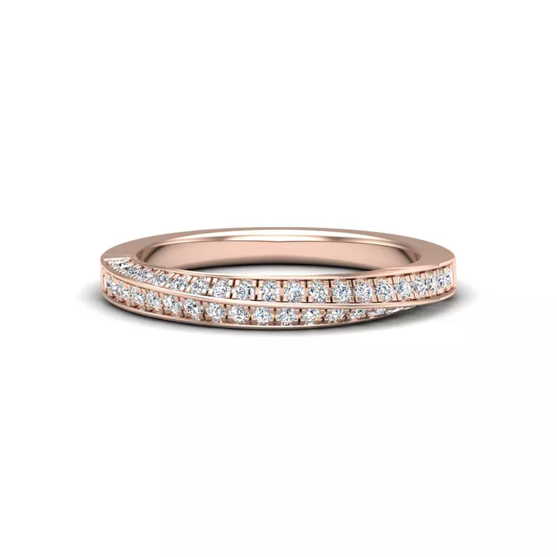 Journee Double-Row Pave Band