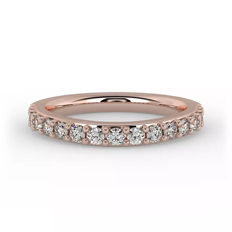 14K Rose Gold Alana Pave Band