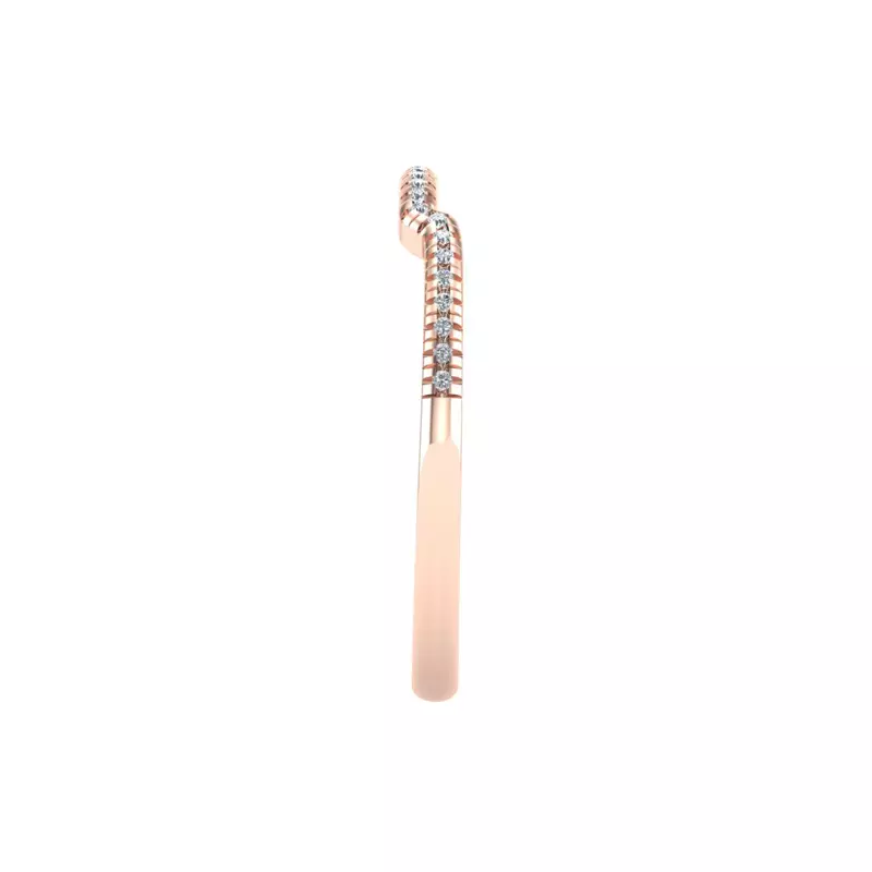 14K Rose Gold Gemma Pave Band