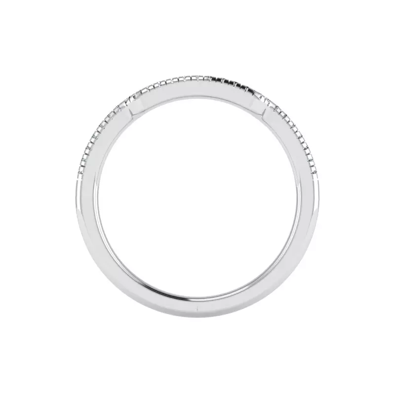 14K White Gold Gemma Pave Band