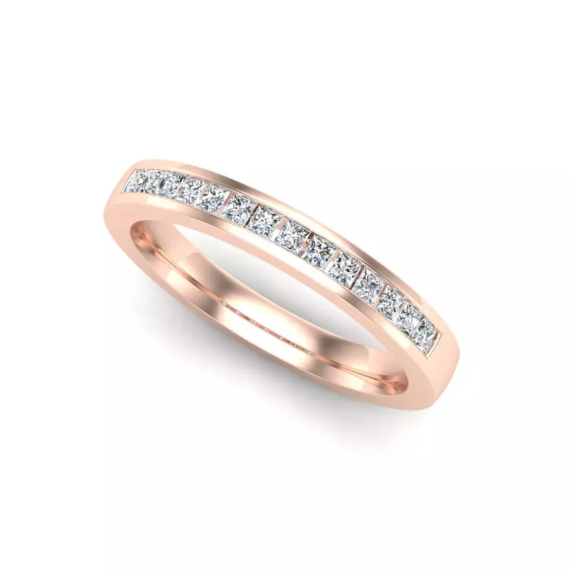 14K Rose Gold Gracie Pave Band