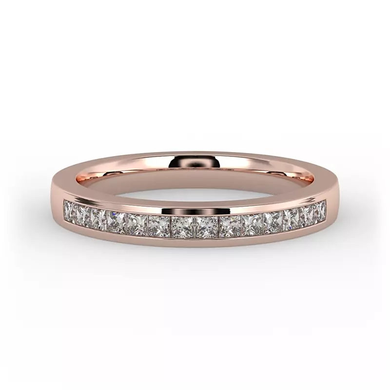 14K Rose Gold Gracie Pave Band