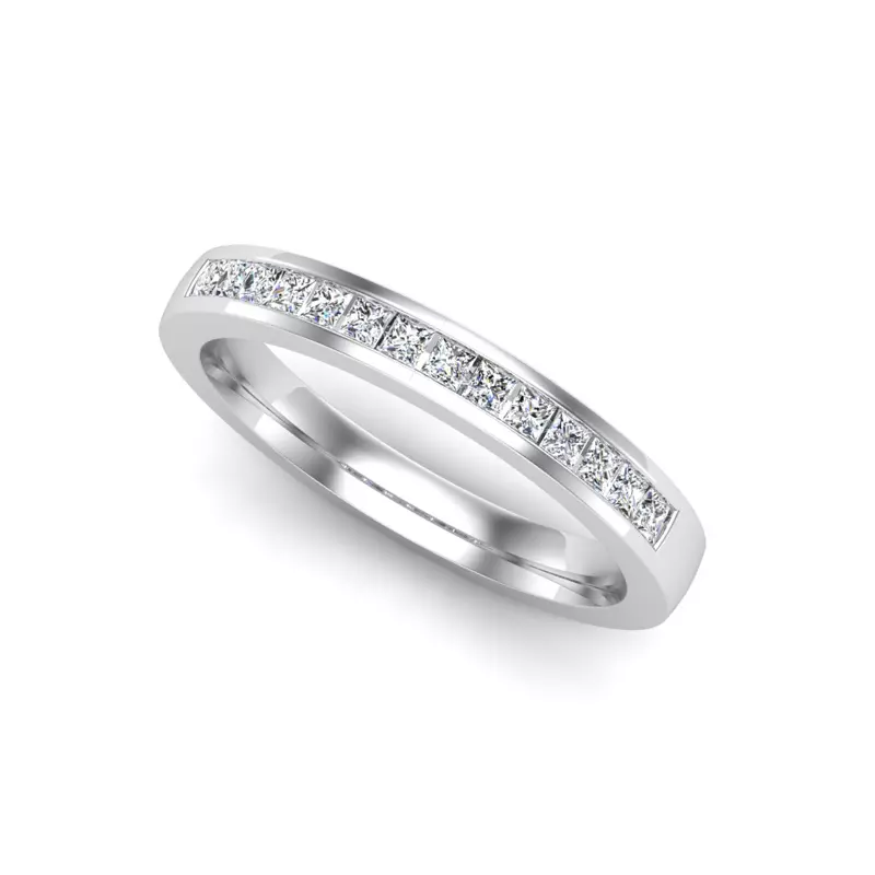 14K White Gold Gracie Pave Band