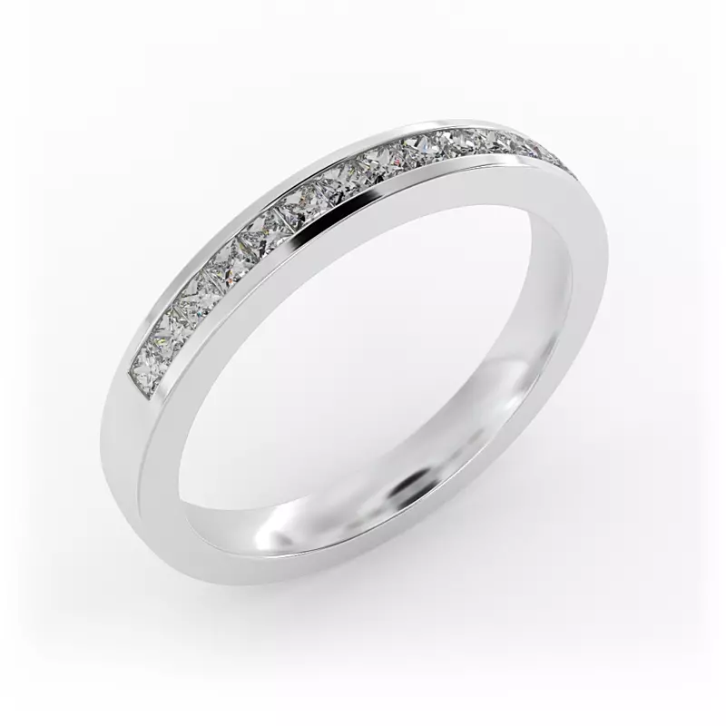 14K White Gold Gracie Pave Band