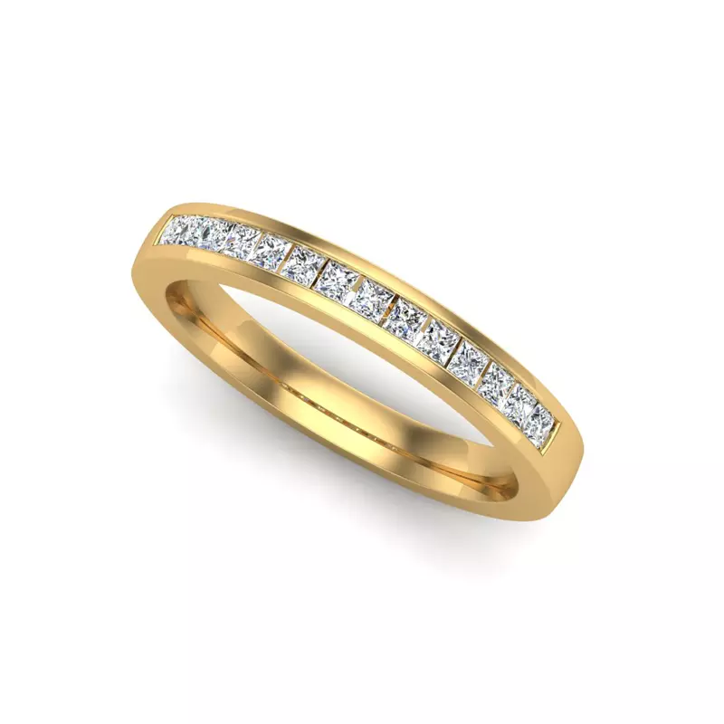 14K Yellow Gold Gracie Pave Band
