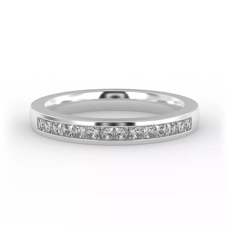 18K White Gold Gracie Pave Band