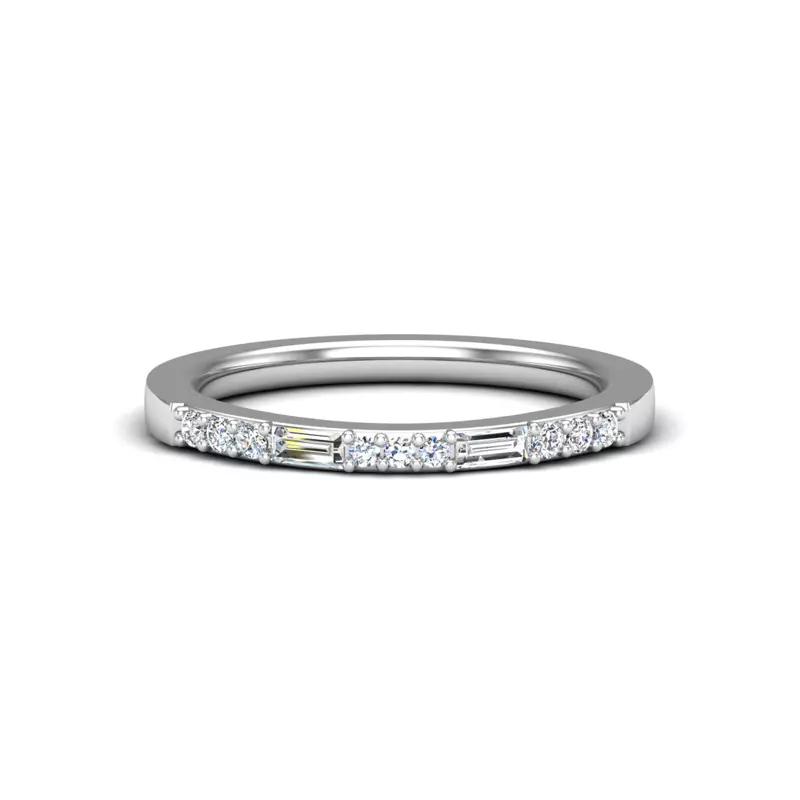 14K White Gold Marley Pave Band
