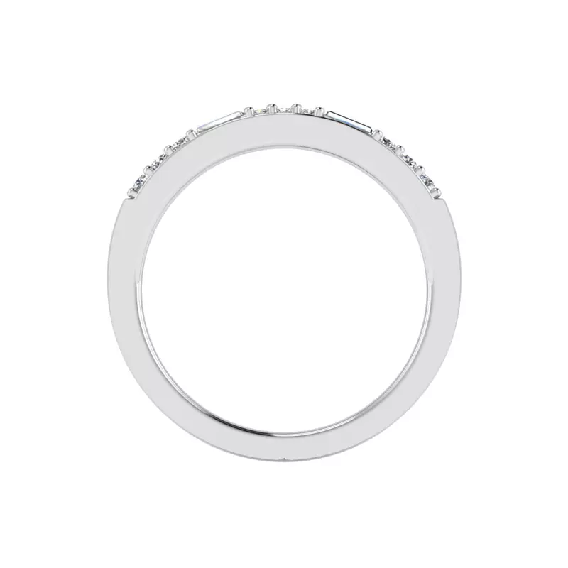 14K White Gold Marley Pave Band