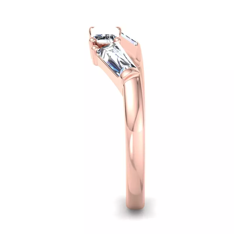 14K Rose Gold Halle Pave Band
