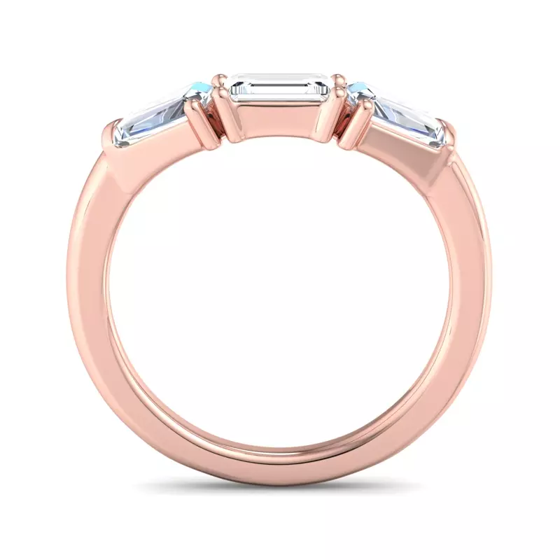 14K Rose Gold Halle Pave Band
